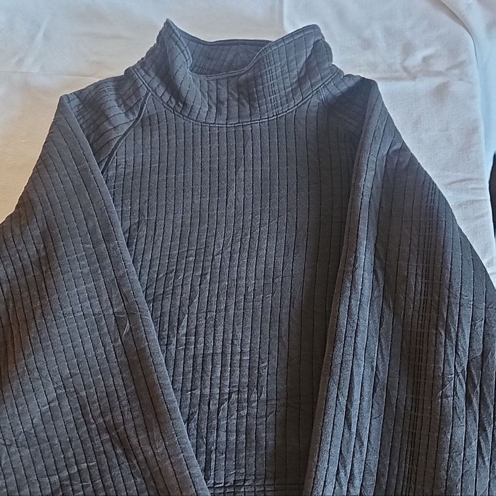 Womens Size XS Nike Tech Pack Knit Mock Neck Bell Sleeve Kimono Pullover Sweater